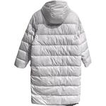 Adidas Пуховик унисекс серый, Gray - фото 3