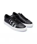 Кожаные кроссовки Dsquared2, черный - фото 3