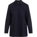 Рубашка 'S Max Mara Buttoned Long Sleeved Shirt MaxMara, синий - фото