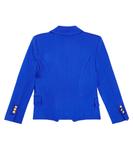 Двубортный пиджак Balmain Kids, синий - фото 3