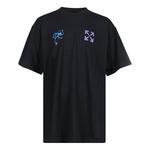Футболка 90s liquid over short-sleeve tee 'black/blue' Off-White, мультиколор - фото