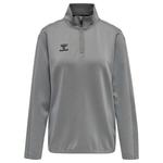 Толстовка Hummel Core XK Half Zip, серый - фото