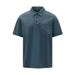 Polo Shirts Men's Lapel Thin CAT, синий - фото 5