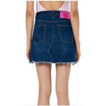 Marcelo Burlon Женские джинсовые шорты светло-голубые - фото 5