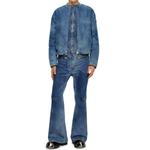 Джинсы D-Gen с эффектом отбеливания и расклешённым низом DIESEL, Тёмно-синий - фото 3