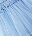 Платье из тюля с оборками Monnalisa, Avio - фото 2