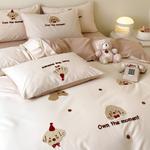 LUOLAI HOME Комплект постельного белья, 200 см, 4 предмета - фото 5