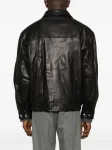 Кожаная куртка DUNST, черный - фото 4