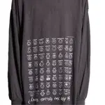 Топ с принтом Balenciaga, Умбра - фото 8