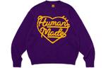 Свитер с вязкой и логотипом в виде сердца HUMAN MADE, белый - фото 8