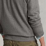 Флисовая худи на молнии Polo Ralph Lauren, серый - фото 7