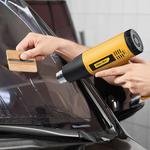 Пистолет горячего воздуха Deli, двухступенчатая регулировка температуры, электрический фен, автомобильный пистолет для выпечки пленки, пистолет для сушки термоусадочной пленки 1600 Вт - фото 3