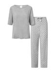 Пижама Momenti Per Me Keep Secrets, серый - фото