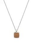 Колье Cushion с подвеской Tom Wood, серебяный - фото