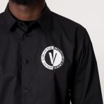 VERSACE JEANS COUTURE Мужская черная рубашка SS23 - фото 7