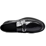 Лоферы мужские черный Gzz - фото 3