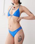 Плавки-бикини синего цвета для будней - фото 3