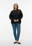 Толстовка Vero Moda Curve VMCLOTTE, Black - фото 2