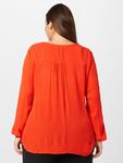 Блузка KAFFE CURVE Blouse Ami, цвет fire red - фото 4