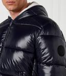 Куртка мужская Save The Duck глянцевая с капюшоном, синий - фото 4