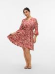 Vero Moda Curve Платье 'VMCVera' в цвете Rusty Red - фото 3