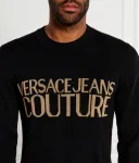 Свитер Regular fit Versace Jeans Couture, черный - фото 4