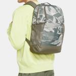 Рюкзак Nike Training Zipper Fabric Schoolbag Backpack Unisex Light Green Grey - фото 4