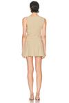 Мини-платье от Marianna Tinah L'Academie, Beige - фото 4