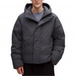 Пуховик мужской с капюшоном Moderate Lululemon, bone белый - фото 3