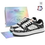 Кроссовки Doraemon Skateboarding Shoes Unisex Low-top, черный - фото 2