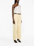 Jil Sander regular butter wool trousers, желтый - фото 3