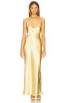Maxi платье Sndys, gold - фото