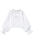 TWINSET блузка с вышивкой, белый - фото
