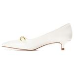 Туфли на каблуке Rumi Journee, white synthetic - фото 4