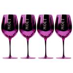 Бокалы для шампанского Moet & Chandon розовые - фото