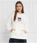 Толстовка regular fit Gant, белый - фото 3