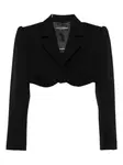 Укороченный жакет-бюстье DOLCE & GABBANA, черный - фото