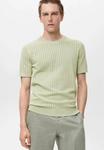 Базовая футболка Mango, зеленый - фото