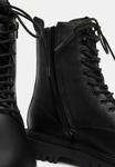Ботинки PULL&BEAR Lace-up ankle boots, Black - фото 4