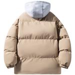 Пуховик Unisex NOME, экрю с воротником стойкой без капюшона - фото 9