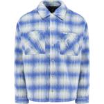 Куртка с клеткой REPRESENT, синяя - фото