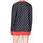 Кардиган женский Gucci с узором, черный / красный - фото 3
