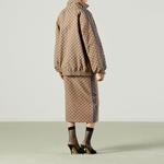 Куртка женская Adidas x Gucci, хаки / синий - фото 7