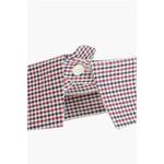 Клетчатый хлопковый воротник Dsquared2, Multicolor - фото 2