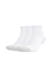 Носки Adidas Performance ESSENTIALS CLIMACOOL QUARTER 3 PAIRS, White Grey Two/White - фото