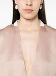 Однобортный шелковый пиджак Nº21, розовый - фото 3