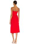 Платье миди Amanda Uprichard Mandy, цвет Lipstick - фото 3