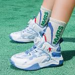 Дышащие и нескользящие баскетбольные кроссовки kids' AMICNIEGD, белый - фото 4