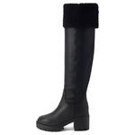 Женские кожаные ботинки Iwona 70 мм Giuseppe Zanotti, Black - фото