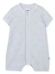 Ромпер с монограммой BOSS Kidswear, синий - фото